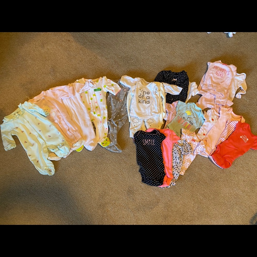 Preemie onesies, sleepers and outfits
